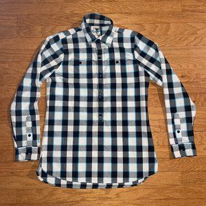Burton DryRide Long Sleeve Plaid Flannel Shirt Women's Small - Pull Over Anorak